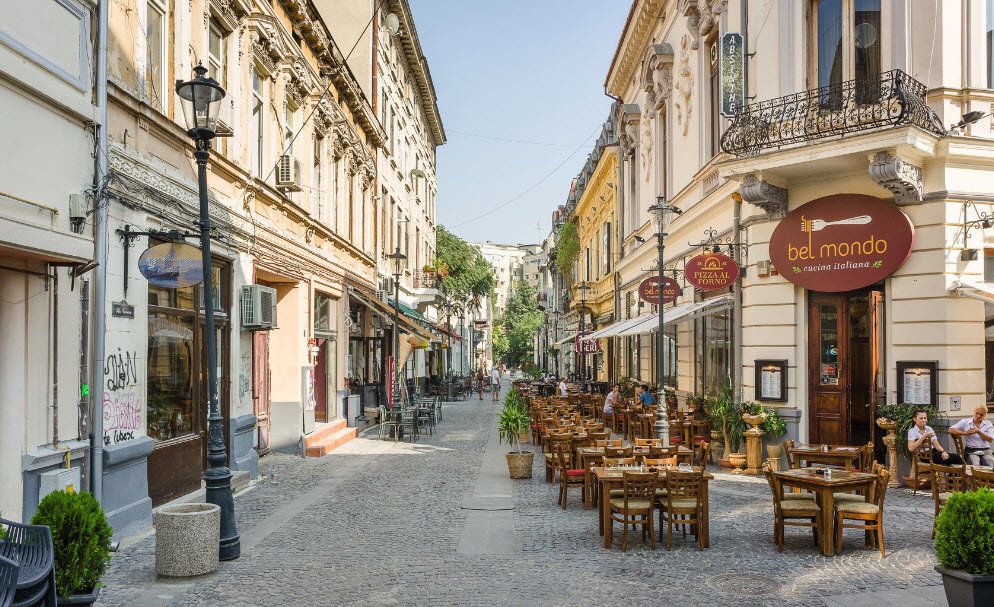 Old Town Bucharest, Bucharest, Romania